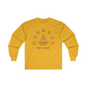 Men's Ultra Cotton Long Sleeve Tee, Mantras of the Mind-Long-sleeve-Practice Empathy