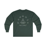 Men's Ultra Cotton Long Sleeve Tee, Mantras of the Mind-Long-sleeve-Practice Empathy