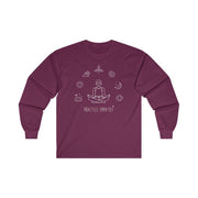 Men's Ultra Cotton Long Sleeve Tee, Mantras of the Mind-Long-sleeve-Practice Empathy