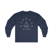 Men's Ultra Cotton Long Sleeve Tee, Mantras of the Mind-Long-sleeve-Practice Empathy