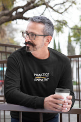 Men's Ultra Cotton Long Sleeve Tee, Rainbow Logo