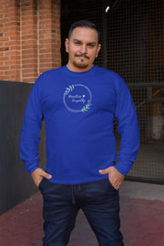 Men's Ultra Cotton Long Sleeve Tee, Olive Branch Logo