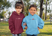 Youth Heavy Blend Hooded Sweatshirt, Classic Logo