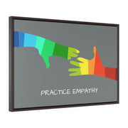 My Hand to Yours, Premium Framed Canvas, gull gray-Canvas-Practice Empathy