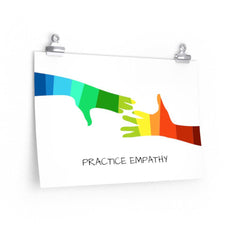 My Hand to Yours, Premium Matte Print-Poster-Practice Empathy