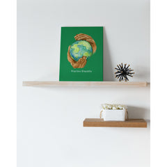 Nourishing Home, Canvas Gallery Wrap, forest green-Canvas-Practice Empathy