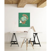 Nourishing Home, Canvas Gallery Wrap, forest green-Canvas-Practice Empathy