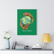 Nourishing Home, Canvas Gallery Wrap, forest green-Canvas-Practice Empathy