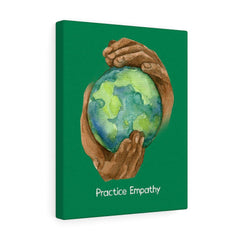Nourishing Home, Canvas Gallery Wrap, forest green-Canvas-Practice Empathy
