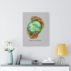 Nourishing Home, Canvas Gallery Wrap, light gray-Canvas-Practice Empathy