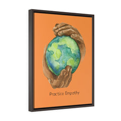 Nourishing Home, Premium Framed Canvas, orange-Canvas-Practice Empathy