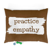 Pet Bed, Brushes Logo, chocolate brown-Pets-Practice Empathy