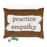 Pet Bed, Brushes Logo, chocolate brown-Pets-Practice Empathy
