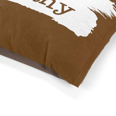 Pet Bed, Brushes Logo, chocolate brown-Pets-Practice Empathy