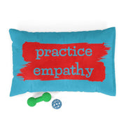 Pet Bed, Brushes Logo, curious blue-Pets-Practice Empathy