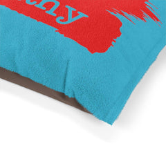 Pet Bed, Brushes Logo, curious blue-Pets-Practice Empathy