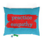 Pet Bed, Brushes Logo, curious blue-Pets-Practice Empathy