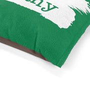Pet Bed, Brushes Logo, forest green-Pets-Practice Empathy
