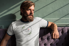 Ringer Tee, Olive Branch Logo