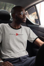 Ringer Tee, Classic Logo-T-Shirt-Practice Empathy