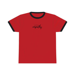 Ringer Tee, Hand in Hand Logo-T-Shirt-Practice Empathy