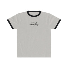 Ringer Tee, Hand in Hand Logo-T-Shirt-Practice Empathy