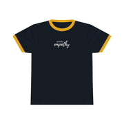 Ringer Tee, Hand in Hand Logo-T-Shirt-Practice Empathy