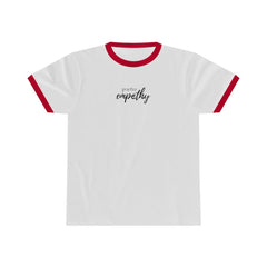 Ringer Tee, Hand in Hand Logo-T-Shirt-Practice Empathy
