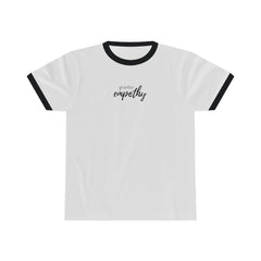 Ringer Tee, Hand in Hand Logo-T-Shirt-Practice Empathy