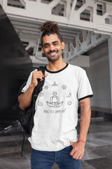 Ringer Tee, Mantras of the Mind, male-T-Shirt-Practice Empathy
