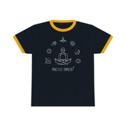Ringer Tee, Mantras of the Mind, male-T-Shirt-Practice Empathy