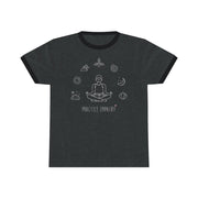 Ringer Tee, Mantras of the Mind, male-T-Shirt-Practice Empathy