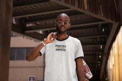 Ringer Tee, Rainbow Logo
