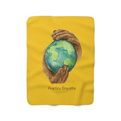 Sherpa Fleece Blanket, Nourishing Home-Home Decor-Practice Empathy
