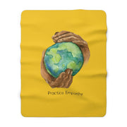Sherpa Fleece Blanket, Nourishing Home-Home Decor-Practice Empathy