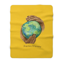 Sherpa Fleece Blanket, Nourishing Home-Home Decor-Practice Empathy