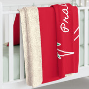Sherpa Fleece Blanket, Olive Branch Logo-Home Decor-Practice Empathy