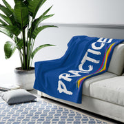 Sherpa Fleece Blanket, Rainbow Logo-Home Decor-Practice Empathy