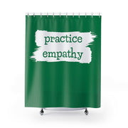 Shower Curtain, Brushes Logo-Home Decor-Practice Empathy