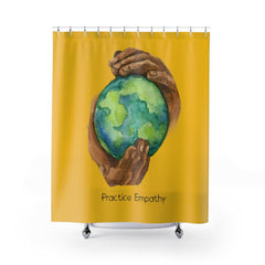 Shower Curtain, Nourishing Home, yellow-Home Decor-Practice Empathy