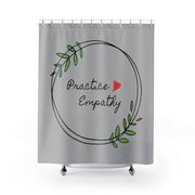 Shower Curtain, Olive Branch Logo-Home Decor-Practice Empathy