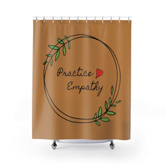 Shower Curtain, Olive Branch Logo, tussock-Home Decor-Practice Empathy
