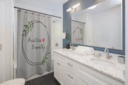Shower Curtain, Olive Branch Logo-Home Decor-Practice Empathy