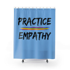 Shower Curtain, Rainbow Logo-Home Decor-Practice Empathy