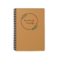 Spiral Notebook, Olive Branch Logo-Paper products-Practice Empathy