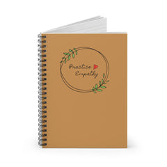 Spiral Notebook, Olive Branch Logo-Paper products-Practice Empathy