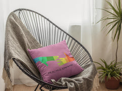 Spun Polyester Square Pillow, My Hand to Yours, hopbush-Home Decor-Practice Empathy
