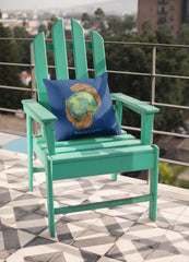 Spun Polyester Square Pillow, Nourishing Home-Home Decor-Practice Empathy