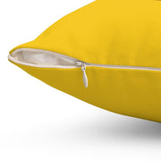 Spun Polyester Square Pillow, Olive Branch Logo-Home Decor-Practice Empathy