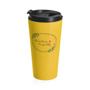 Stainless Steel Travel Mug, Olive Branch Logo-Mug-Practice Empathy
